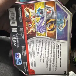 Pokemon Paradox Destinies Tin EX Booster Promo Sealed Box Gouging Fire & More - Image 3