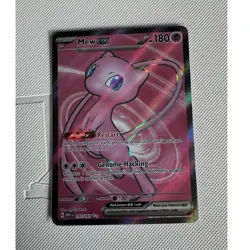 Pokemon TCG Mew ex 193/165 SV 151 Ultra Rare Full Art Holo EN 180 HP - Image 1