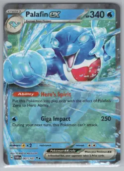 2024 Pokemon Scarlet & Violet Twilight Masquerade Palafin ex - Image 1