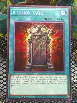 Illusion Gate MZMU-EN023 1st ED Secret Yu-Gi-Oh! TCG NM - Image 1