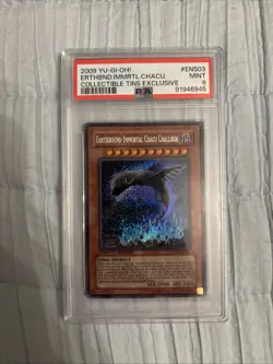 Yu-Gi-Oh! 2009 Earthbound Immortal Chacu Challhua PSA 9 Mint Tin Exclusive - Image 1