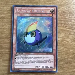 Yu-Gi-Oh! RAINBOW KURIBOH / LVAL-EN004 / SECRET RARE / LP SEE DESC - Image 1