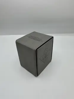 Ultra Pro Yu-Gi-Oh! Gray Millennium Ring Alcove Flip Deck Box - Image 1