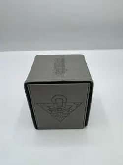Ultra Pro Yu-Gi-Oh! Gray Millennium Ring Alcove Flip Deck Box - Image 2