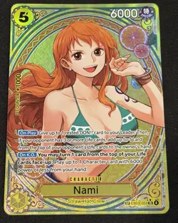 Nami (053) (SP) EB03-053 Extra Booster: One Piece Heroines Edition Foil NM - Image 1