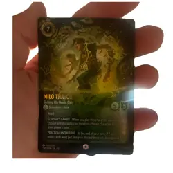Disney Lorcana Milo Thatch Getting His Hands Dirty Enchanted Foil 230/204 - Image 1