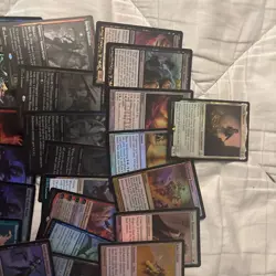 lot of 100+ vintage mtg magic the gathering cards all foil. uncommon and common - Image 2