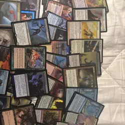 lot of 100+ vintage mtg magic the gathering cards all foil. uncommon and common - Image 3