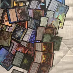 lot of 100+ vintage mtg magic the gathering cards all foil. uncommon and common - Image 4