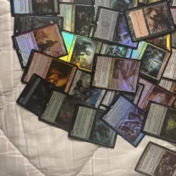 lot of 100+ vintage mtg magic the gathering cards all foil. uncommon and common - Image 5