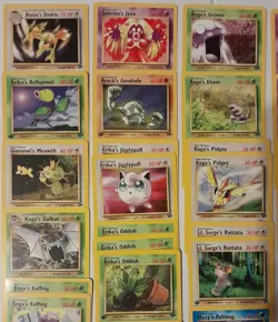 Pokemon TCG Gym Challenge First Edition Unlimited 37 Card Lot LP-NM Vintage WOTC - Image 2