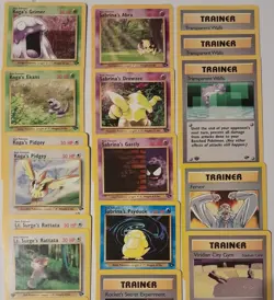 Pokemon TCG Gym Challenge First Edition Unlimited 37 Card Lot LP-NM Vintage WOTC - Image 4