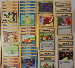 Pokemon TCG Team Rocket First Edition & Unlimited 95 Card Lot LP-NM Vintage WOTC - Image 4