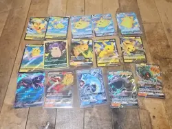Pokemon Card Mixed Lot Vs vmax Ex Gx 15 CARDS TOTAL Pikachu!!! - Image 1