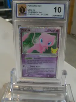 P1 Graded 10 Mew Ex Celebrations 88/92 Legend Maker Holo rare Pokemon Card - Image 1