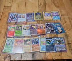 Pokemon Card Mixed Lot Of 20 CARDS TOTAL Trainor Dark Vaporeon Mixed - Image 1