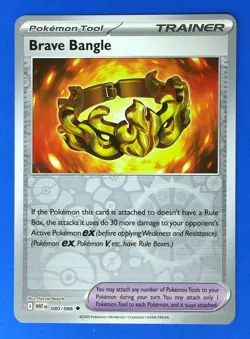 SV: White Flare Brave Bangle #080/086 REVERSE HOLO POKEMON CARD Uncommon - Image 1