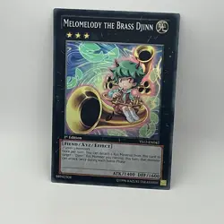 YS12-EN042 Melomelody the Brass Djinn Super Rare 1st Edition LP YuGiOh Card - Image 1