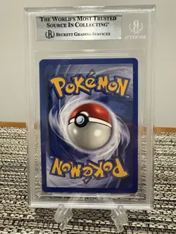 #1 Alakazam Holo Rare Card | 1999 Pokemon Base Set Unlimited | BGS 7 NEAR MINT - Image 2