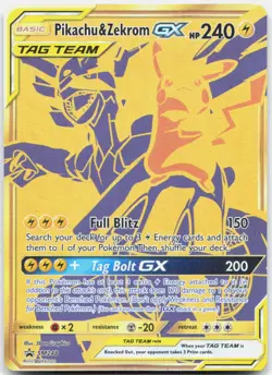 Pokemon TCG Pikachu & Zekrom GX SM Promos Promo SM248 Holo - Image 1