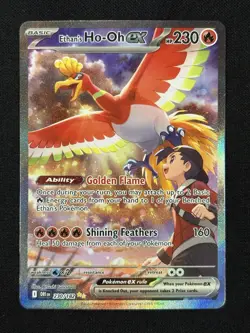 Ethan's Ho-Oh ex 230/182 SV10: Destined Rivals Pokemon Card - Image 1