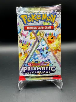 Pokemon Prismatic Evolutions Booster Pack x 1 - Image 1