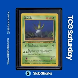 1999 POKEMON JUNGLE 1ST EDITION #58/64 ODDISH - Image 1