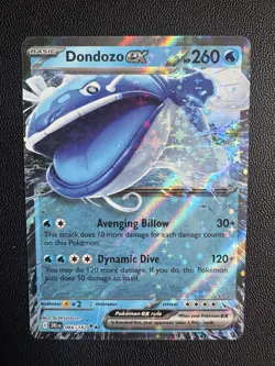 2025 Pokemon Destined Rivals Dondozo ex #066/182 - Image 1