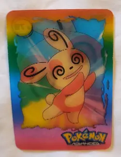 2004 Pokemon Advanced Evolution Card - Spinda #79 Lenticular VHS Card NM - Image 2