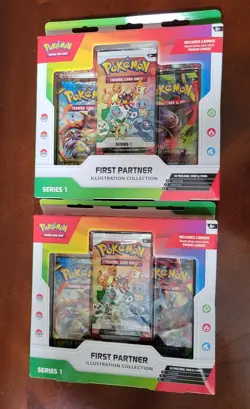 2-Pokemon TCG First Partner Illustration Collection Series 1 SEE DETAILS + PICS - Image 1