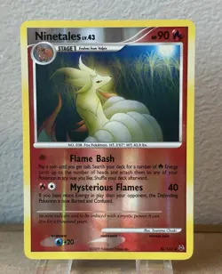 Pokemon TCG Ninetales 36/127 Platinum Reverse Holo Rare 2009 LP++ - Image 1
