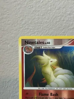 Pokemon TCG Ninetales 36/127 Platinum Reverse Holo Rare 2009 LP++ - Image 2