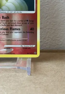 Pokemon TCG Ninetales 36/127 Platinum Reverse Holo Rare 2009 LP++ - Image 5