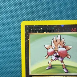 Pokemon Vintage Reverse Holo Hitmonchan Best of Game Promo 2/9 2003 - Image 2