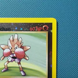 Pokemon Vintage Reverse Holo Hitmonchan Best of Game Promo 2/9 2003 - Image 3