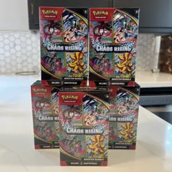 Pokemon TCG: Chaos Rising Booster Bundle Factory Sealed Lot Of 5 (6 Packs Each) - Image 1