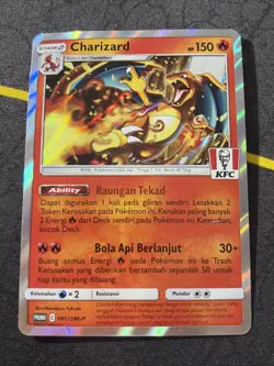NM Charizard 181/SM-P | Pokemon KFC Stamped Promo Indonesian [US Seller] - Image 1