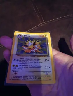 Jolteon 4/64 Holo Jungle Unlimited Pokemon - Image 3