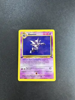 Pokemon Fossil - Haunter 21/62 1st Edition LP - Image 4