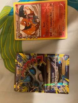 Pokemon Mega M Glalie EX Full Art Holo Rare Card 156/162 XY and Charizard rc5 - Image 1