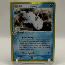 Pokemon TCG Togetic (Delta Species) Dragon Frontiers 11/101 Reverse Holo Stamped - Image 1