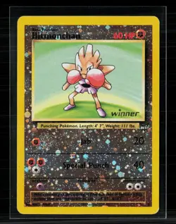 Pokemon 2002 Best of Game Hitmonchan Reverse Holo Winner #2 - Image 1