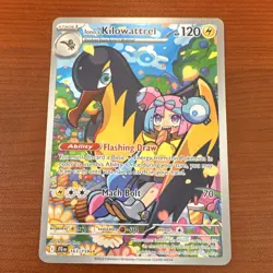 Pokemon Iono's Kilowattrel 163/159 Journey Together IR Full Art Holo Eng 2025 - Image 1