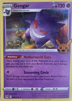 Pokemon Card Gengar Trick Or Trade Holo Rare 066/196 Near Mint - Image 1