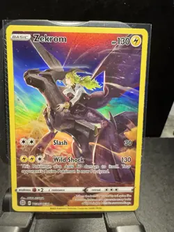 POKEMON SWORD & SHIELD BRILLIANT STARS FULL ART ZEKROM TG05/TG30 - Image 1