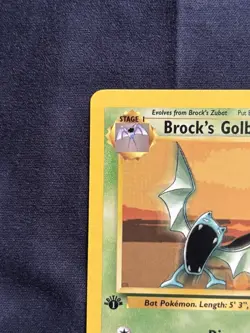 Pokemon Brock's Golbat Gym Heroes 39/132 1st Edition - Mouthin’ Off - Image 3
