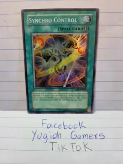 Yu-Gi-Oh Synchro Control ABPF Super Rare Light Played - Image 1