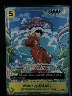 Monkey D Luffy OP07-109 Treasure Rare Two-Legend One-Piece Card Game - Image 1