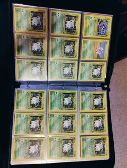 Vintage/modern Pokemon Card Binder Lot 500+ Cards 30 Pages Total Base Set/Jungle - Image 4