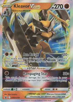 Kleavor VSTAR Holo Promo SWSH: Sword & Shield Promo Cards SWSH249 NM - Image 1